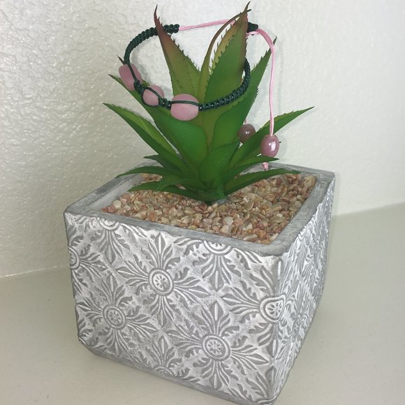 Handmade Chinese Knotting Bracelet W/ Glass Beads - Picture 1 of 8